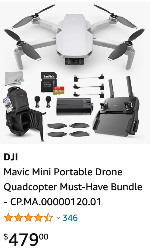 Best Mini Drones:DJI Mavic Mini